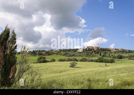 PIENZA, TUSCANY/ITALY, MAY 19 : View of Pienza in Tuscany on May 19, 2013 Stock Photo