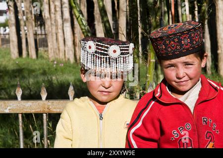 A Tajik girls in Tashkurgan, Xinjiang, China. Stock Photo