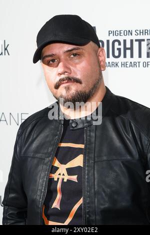 London, UK. 26th Aug, 2024. Martin Hardwick photographed on the media wall for Charlotte during Frightfest 2024, the 25th edition of the horror film festival. Picture by Julie Edwards./Alamy Live News Stock Photo