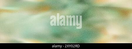 Sage green and orange ombre seamless pattern with grunge overlay texture. Vector bg with gradient mesh. Blurred wallpaper in earth colors Stock Vector