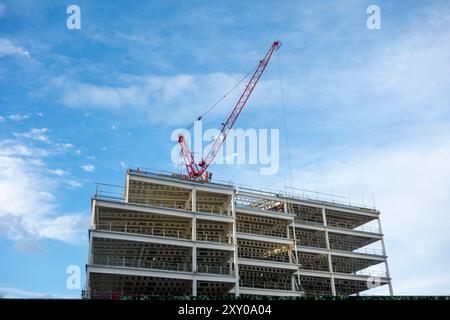 Construction of a building, Farringdon, London, UK Stock Photo