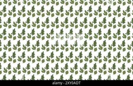 A different type of leaf autunm pattern Stock Vector