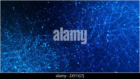 Neuron network. Neural net structure. Digital artificial organism ...