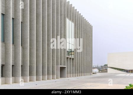 Platform 10 brings together Fine arts, photography and contemporary art on land previously used as a railway repair shed next to Lausanne station. Stock Photo