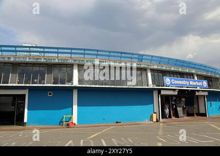 Coventry indoor market which was opened in 1958 by Princess Alexandra Stock Photo