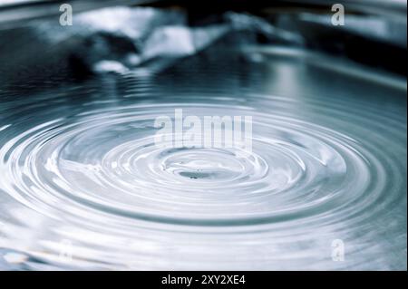 Ripples on the water surface Stock Photo