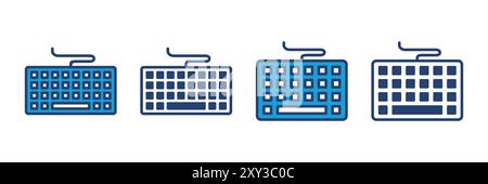 Keyboard icon vector. keyboard vector symbol Stock Vector