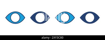 Eye icon vector. Eye vector icon. Look and Vision icon. Stock Vector