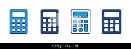 Calculator icon vector. Accounting calculator icon. calculator vector Stock Vector