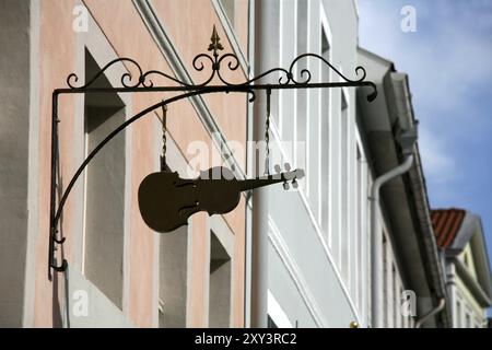 Violin maker Stock Photo