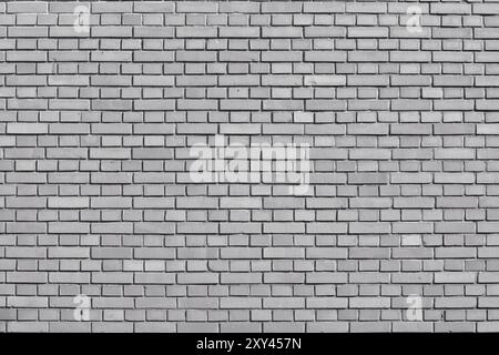Quiet gray colored brick wall background Stock Photo