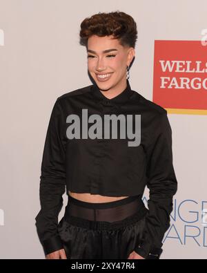 Los Angeles, CA USA - September 23, 2023: James Charles attends Project Angel Food's Angel Awards. Stock Photo