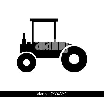 Road roller icon illustrated in vector on white background Stock Photo