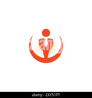 Leadership People Logo Vector. Man Icon Stock Vector