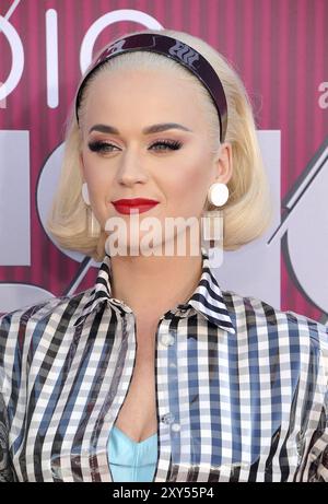 Katy Perry at the 2019 iHeartRadio Music Awards held at the Microsoft Theater in Los Angeles, USA on March 14, 2019 Stock Photo