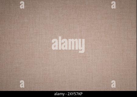 Textured background surface of textile upholstery furniture close-up. beige Color fabric structure Stock Photo
