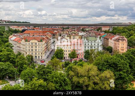 Nusle valley in Prague, Czech Republic Stock Photo