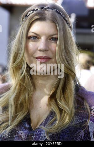 WESTWOOD, CA, OCTOBER 26, 2008: Fergie at the Los Angeles premiere of 'Madagascar: Escape 2 Africa' held at the Mann Village Theater in Westwood, USA Stock Photo