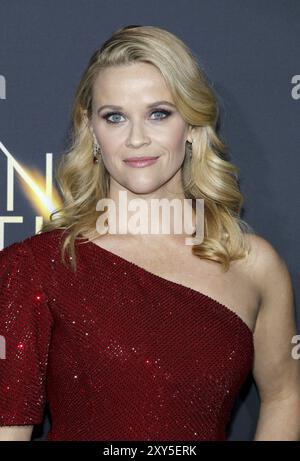 Reese Witherspoon at the Los Angeles premiere of 'A Wrinkle In Time' held at the El Capitan Theater in Hollywood, USA on February 26, 2018 Stock Photo