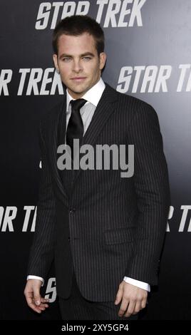 Chris Pine at the Los Angeles premiere of 'Star Trek' held at the Grauman's Chinese Theater in Hollywood on April 30, 2009. Credit: Lumeimages.com Stock Photo