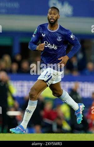 Liverpool, UK. 27th Aug, 2024. Beto of Everton during the Carabao Cup match at Goodison Park, Liverpool. Picture credit should read: Andrew Yates/Sportimage Credit: Sportimage Ltd/Alamy Live News Stock Photo