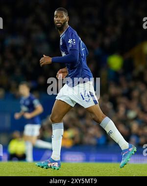 Liverpool, UK. 27th Aug, 2024. Beto of Everton during the Carabao Cup match at Goodison Park, Liverpool. Picture credit should read: Andrew Yates/Sportimage Credit: Sportimage Ltd/Alamy Live News Stock Photo