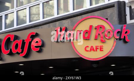 Hard Rock Cafe London Picadilly Circus Stock Photo