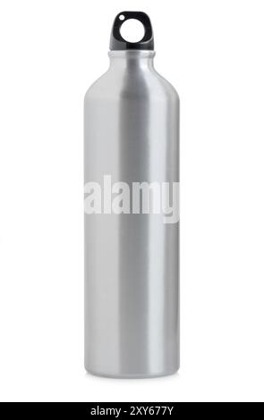 Aluminum bottle water isolated on white background Stock Photo - Alamy