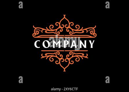 Vintage Retro Ornament Badge Emblem Label Stamp Logo Design Vector Stock Vector