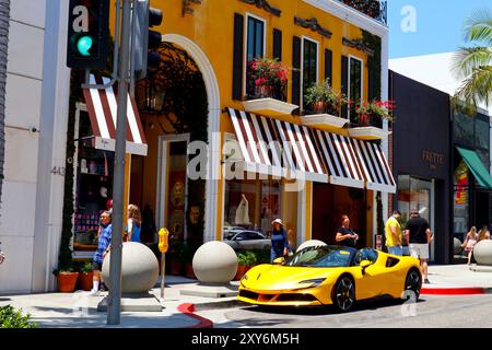 House of Bijan Beverly Hills storefront on Rodeo Drive in Los Angeles ...
