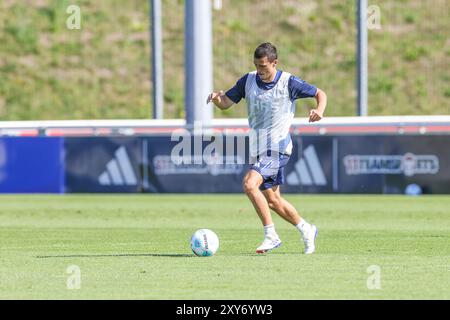 Gelsenkirchen, Deutschland. 28th Aug, 2024. 28.08.2024, Fussball, Saison 2024/2025, 2. Bundesliga, Training FC Schalke 04, Ron Schallenberg (FC Schalke 04) Foto: Tim Rehbein/RHR-FOTO/dpa/Alamy Live News Stock Photo