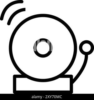 School bell icon vector - Bell sign Stock Vector Image & Art - Alamy