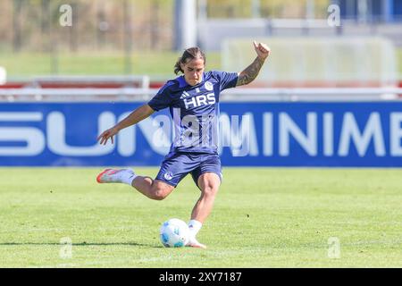 Gelsenkirchen, Deutschland. 28th Aug, 2024. 28.08.2024, Fussball, Saison 2024/2025, 2. Bundesliga, Training FC Schalke 04, Mauro Zalazar (FC Schalke 04) Foto: Tim Rehbein/RHR-FOTO/dpa/Alamy Live News Stock Photo