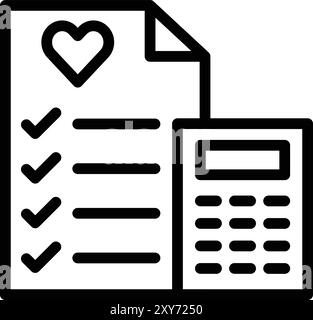 Wedding cost Vector Icon Design Illustration Stock Vector