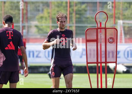 Leon Goretzka (FC Bayern Muenchen, 08),  Oeffentliches Training, FC Bayern Muenchen, Fussball, Saison 24/25, 28.08.2024,  Foto: Eibner-Pressefoto/Jenni Maul Stock Photo