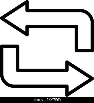 Repeat Vector Icon Design Illustration Stock Vector