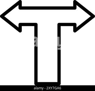 Split Vector Icon Design Illustration Stock Vector