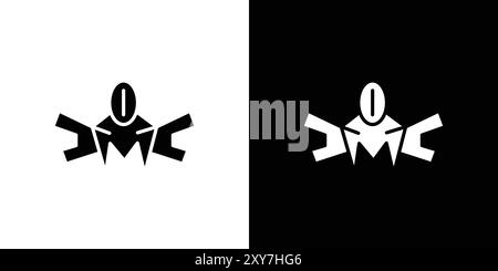 valkyrie icon set in black and white color. simple flat vector Stock Vector