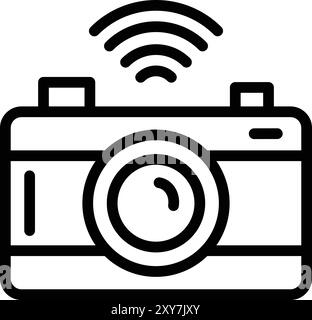 Camera Vector Icon Design Illustration Stock Vector
