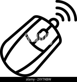 Mouse Vector Icon Design Illustration Stock Vector