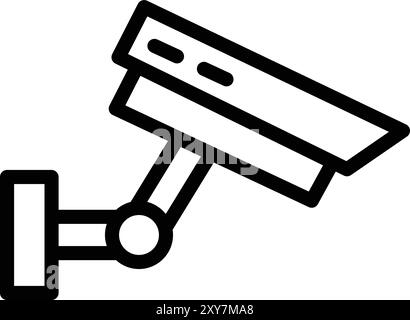 Cctv Vector Icon Design Illustration Stock Vector