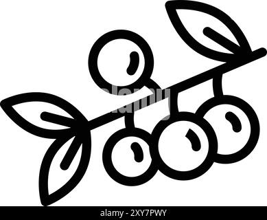 Berries Vector Icon Design Illustration Stock Vector