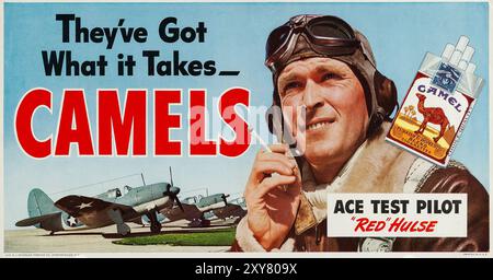 camel cigarette ads 1940s Vintage 1940's Cigarettes & Prince Albert Magazine Full Pg Dad's Day Pack Camel cigarette ads from the