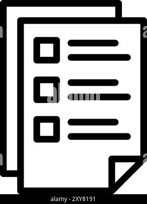 Document Vector Icon Design Illustration Stock Vector