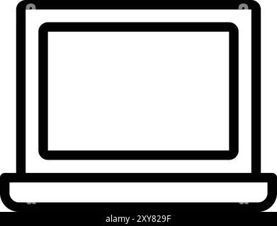 Laptop Vector Icon Design Illustration Stock Vector