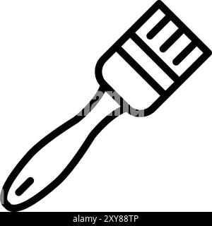 Pastry brush Vector Icon Design Illustration Stock Vector