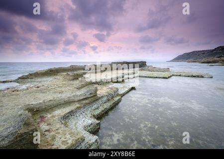 Delta beach, Municipality of Llucmajor, Mallorca, balearic islands, spain Stock Photo