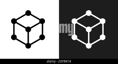 Bim icon logo sign vector outline in black and white color Stock Vector