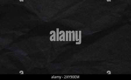 Black abstract background texture. Dark crumbled paper texture. Stock Photo