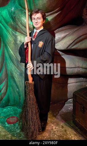 Harry Potter figure in the Wax Museum in Barcelona, Spain Stock Photo